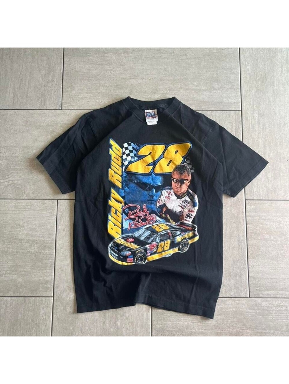 Vintage Ricky Rudd Havoline Nascar Racing  Tee  Large